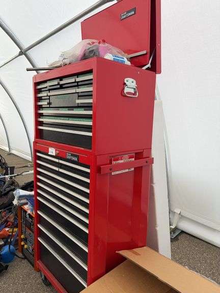 Sears Craftsman Upper and Lower Portable Tool Storage  w/ all Tools and Contents