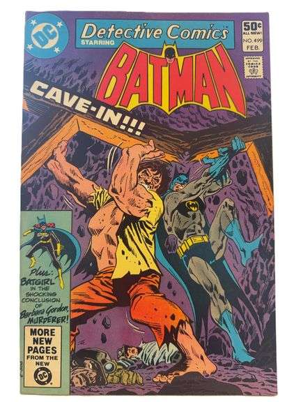 Detective Comics #499 (February 1981) – Bronze Age Batman Classic Featuring Cave-In Showdown