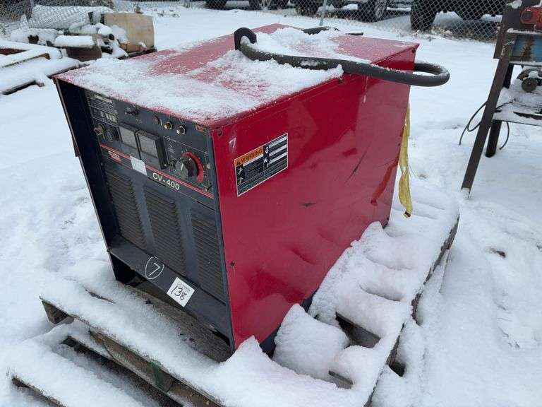 Lincoln Electric CV-400 Industrial Welder – 500A DC, 230/460/575V,