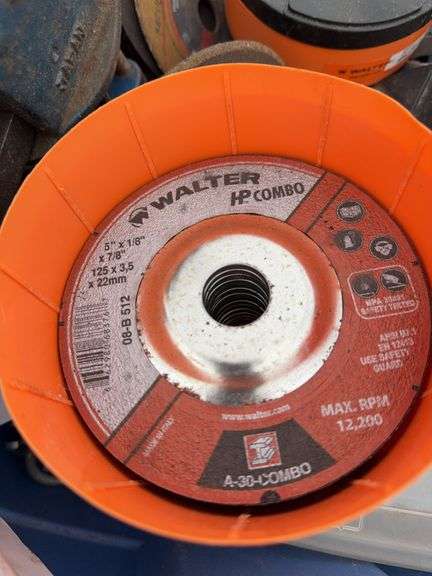 New Walter Grinding and Cutting Disc, etc.