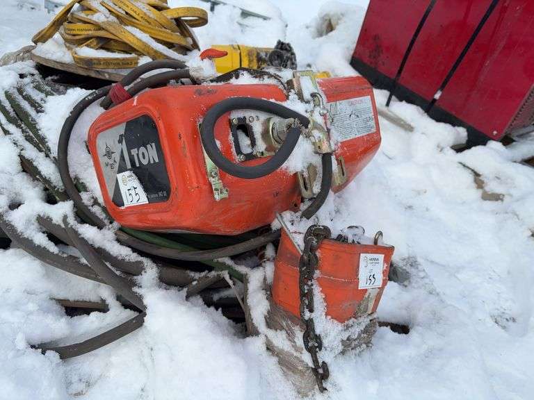 JET Electric Chain Hoist – 1 Ton Capacity, Model FA-1S, 3-Phase, 220/440V