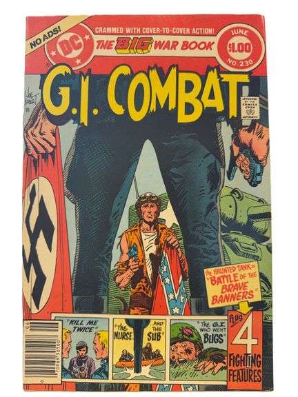 G.I. Combat #230 (June 1981) – Bronze Age DC Dollar War Book Featuring The Haunted Tank!