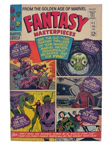 Fantasy Masterpieces #1 (1966) – Silver Age Marvel Classic Featuring Golden Age Reprints