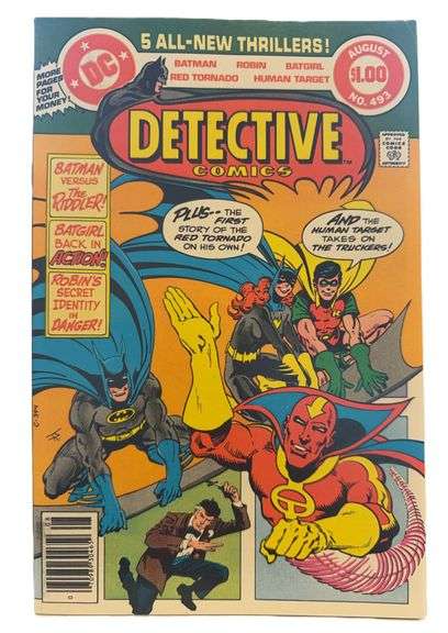 Detective Comics #493 (1980) – Batman vs. The Riddler + 5 Thrilling Stories!