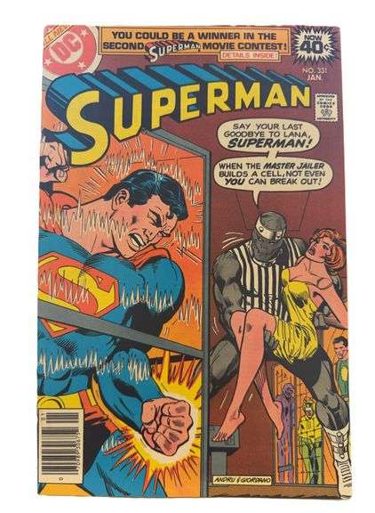 Superman #331 (DC Comics, 1979) – The Master Jailer’s Deadly Trap!