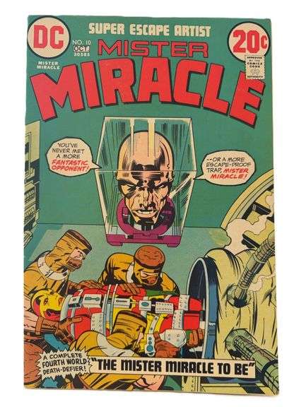Mister Miracle #10 (1972) – “The Mister Miracle to Be!” A Jack Kirby Fourth World Classic!