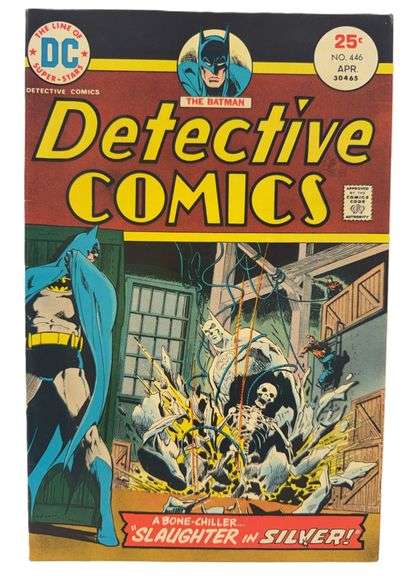Detective Comics #446 (April 1975) – Bronze Age Batman Classic “Slaughter in Silver!”