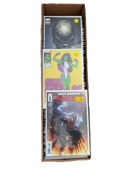 Assorted Marvel Long Box - Moon Knight, Miles Morales, Strange Academy, Venom, Etc.