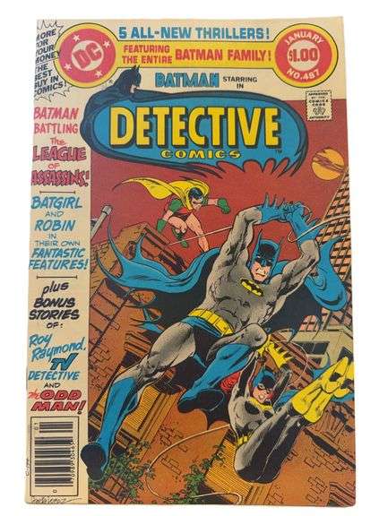 Detective Comics #487 (January 1979) – Batman Battles the League of Assassins! A Dollar Comic Classi