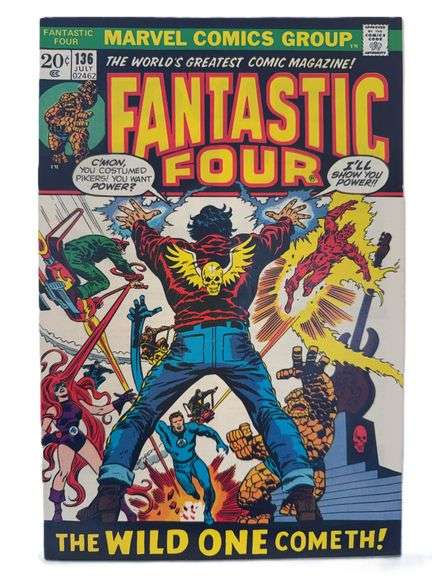 Fantastic Four #136 (1973) – Bronze Age Marvel Classic: “The Wild One Cometh!”