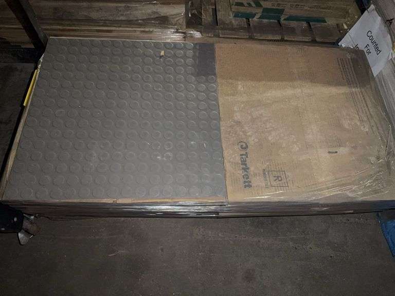 Pallet of Rubber Tile (Grey)
