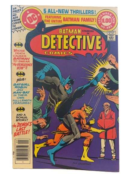 Detective Comics #485 (1979) – Batman’s Vengeance Vow & The Demon’s Last Battle!