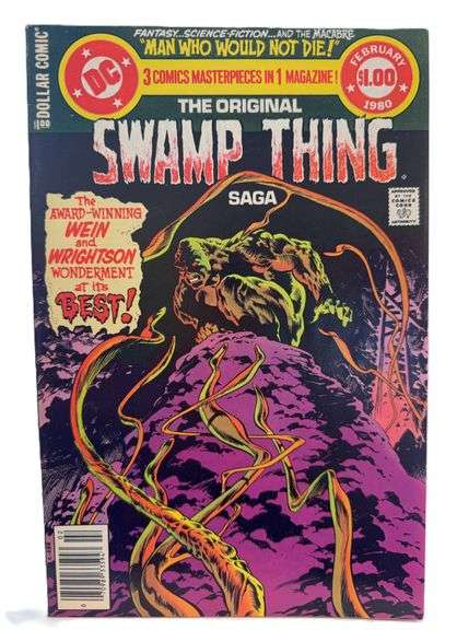 The Original Swamp Thing Saga (Feb 1980) – Bronze Age Dollar Comic Featuring Wein & Wrightson Classi