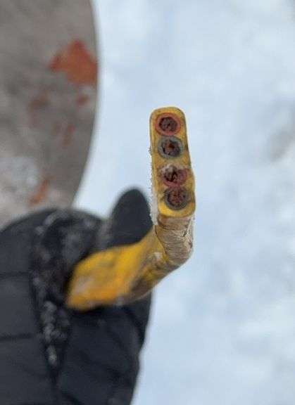 Partial Spool of IEWC Festoon Cable – 10 AWG, 600V, Outdoor Rated