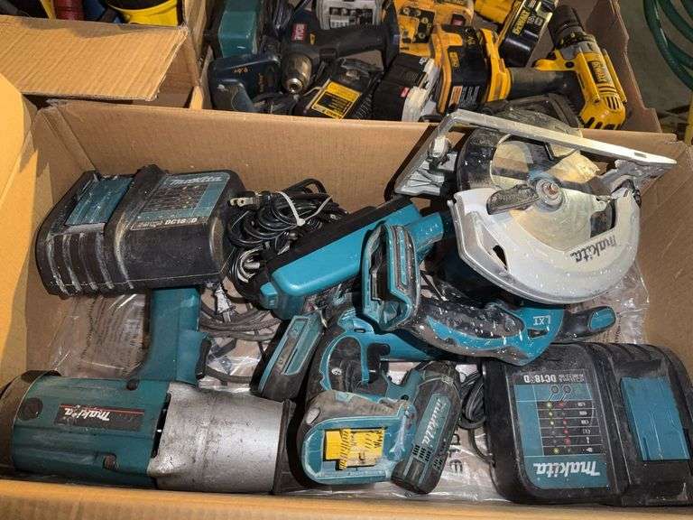Assortment of Mikita Brand Power Tools