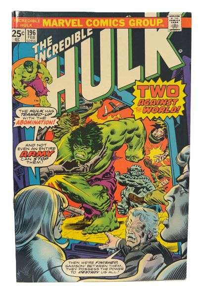 The Incredible Hulk #196 (Marvel, February 1976) – “Two Against the World!” Featuring the Abominatio