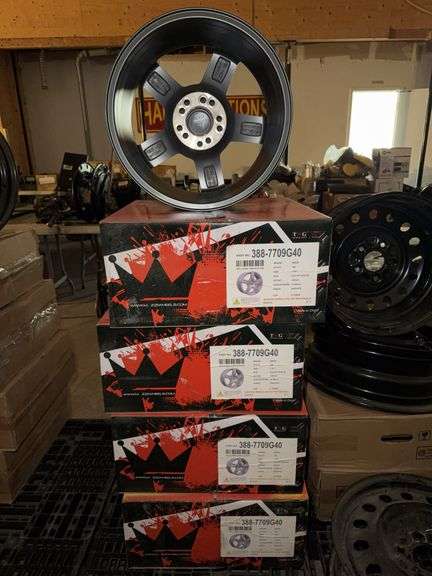 4 Units MZZI Wheels Steel Rim (17x7.)