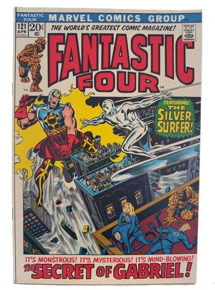 Fantastic Four #121 (1972) – Bronze Age Marvel Classic Featuring the Silver Surfer: “The Secret of G