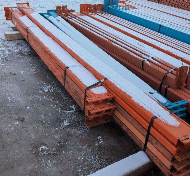 Heavy-Duty Pallet Rack Beams (5-6"x12' & 4-6"x10')