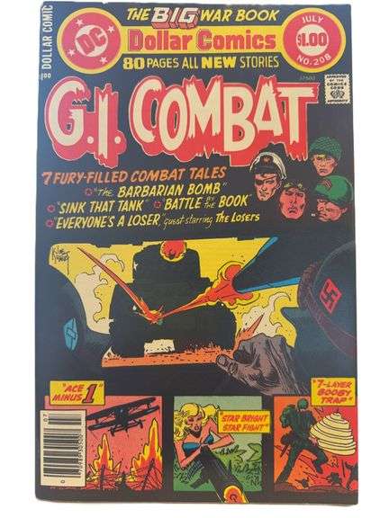 G.I. Combat #208 (July 1977) – DC Dollar Comic War Epic with 80 Pages of Action