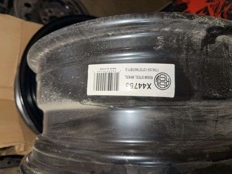 4 Units Black Wheel Rim (17x6.5)