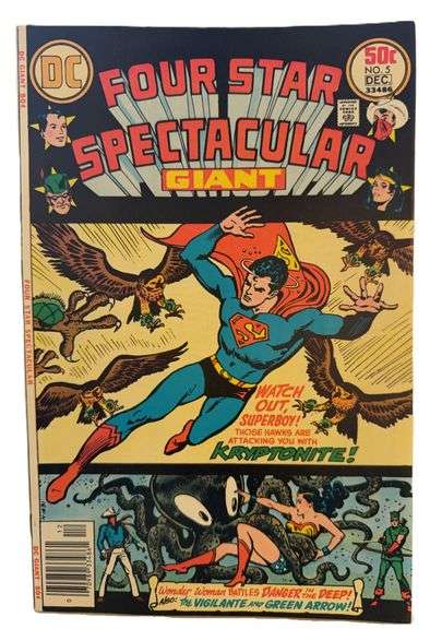Four-Star Spectacular #5 (Dec 1976, DC Comics) – Bronze Age Giant Featuring Superboy & Wonder Woman!