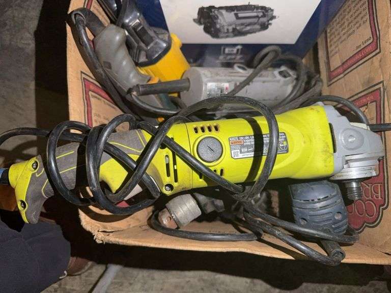 Box of Corded Tools