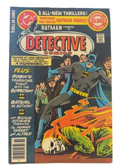 Detective Comics #486 (November 1979) – Batman vs. Scarecrow in a Dollar Comic Thriller!
