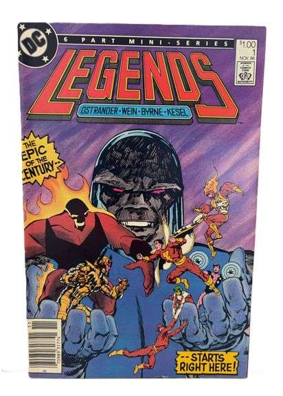 Legends #1 (1986 DC Comics) – Canadian Newsstand Price Variant