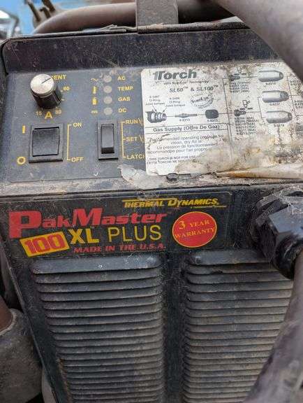 Thermal Dynamics PakMaster 100XL Plus Plasma Cutter – Heavy-Duty Industrial Cutting System