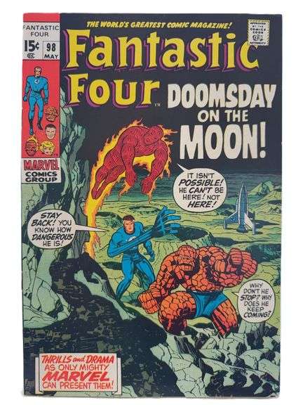 Fantastic Four #98 (1970) – Bronze Age Marvel Classic: “Doomsday on the Moon!”