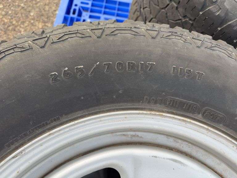 Tires with Rims (265/70R17 & 185/65R14)