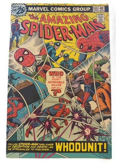 The Amazing Spider-Man #155 (Marvel, 1976) – A Deadly Mystery Unfolds!