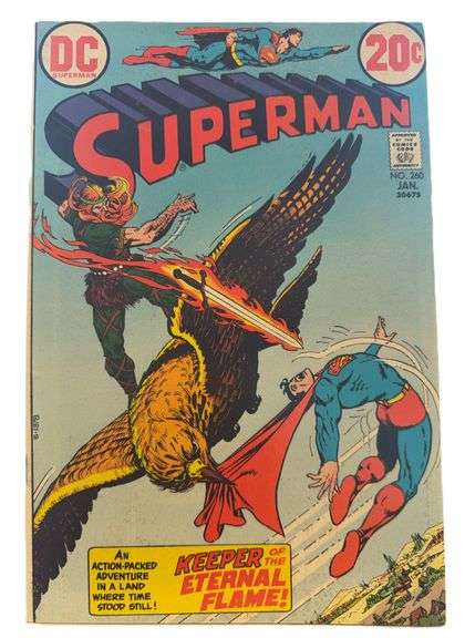 Superman #260 (1973) – “Keeper of the Eternal Flame!” Bronze Age Adventure!