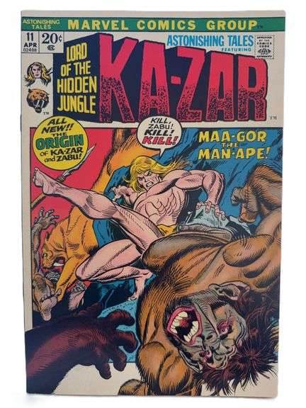 Astonishing Tales #11 (Apr 1972) – Bronze Age Marvel Classic Featuring Ka-Zar’s Origin!