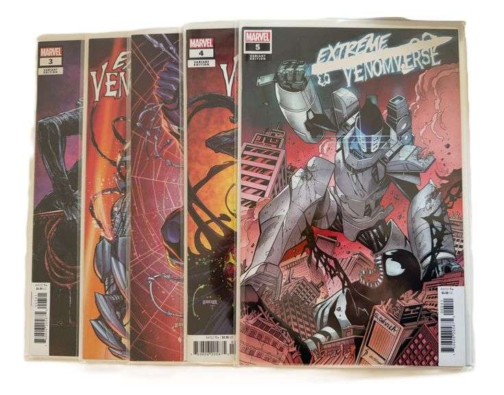 Marvel Extreme Venomverse Variant Lot – Issues #1, #2, #3, #4, #5 – Modern Age Must-Haves