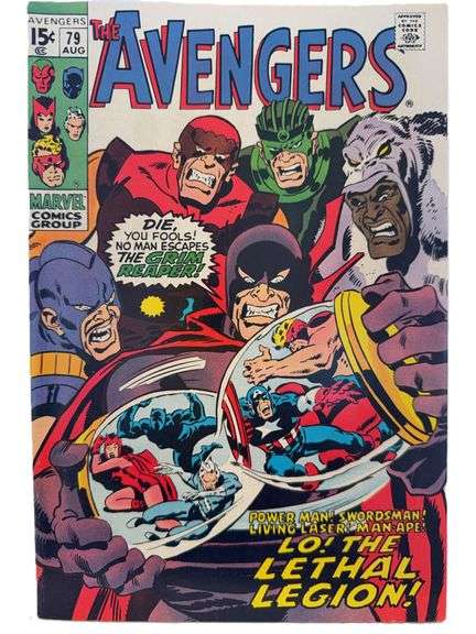 Avengers #79 (1970) – Silver Age Marvel Classic Featuring the Grim Reaper and the Lethal Legion