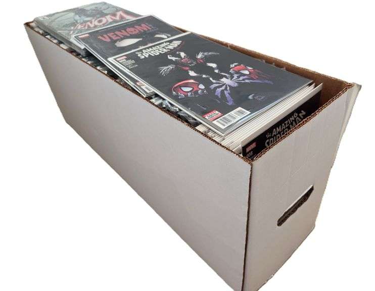 Assorted Marvel Long Box - Carnage, Spider-Woman, Venom, X-Men, Etc.