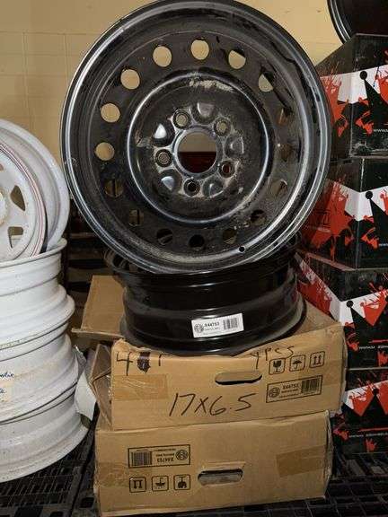 4 Units Black Wheel Rim (17x6.5)