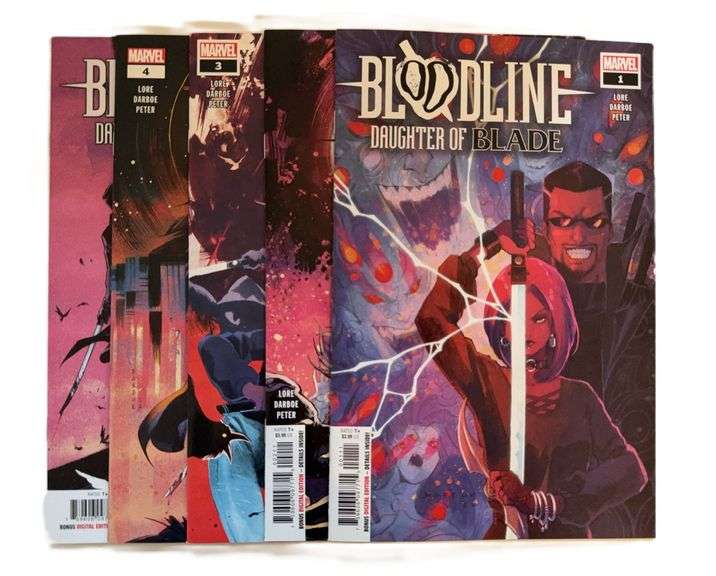 Marvel Comics Bloodline: Daughter of Blade – Complete Set #1–5 – Modern Age Key Series