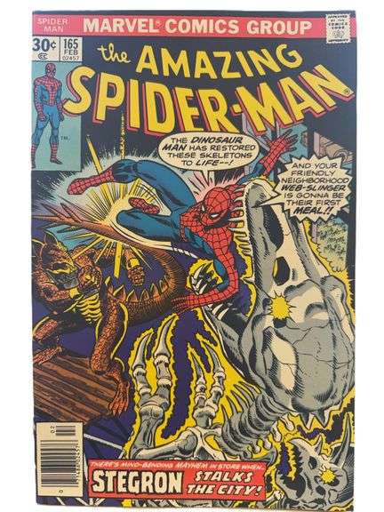 The Amazing Spider-Man #165 (1977) – Stegron Stalks the City in a Bronze Age Classic!