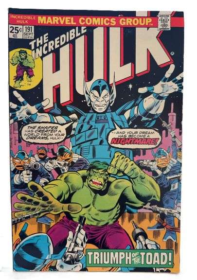 The Incredible Hulk #191 (Marvel, September 1975) – “Triumph of the Toad!”