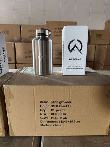 WhiteRock Stainless 64oz Journey Tumbler (Unused x12)