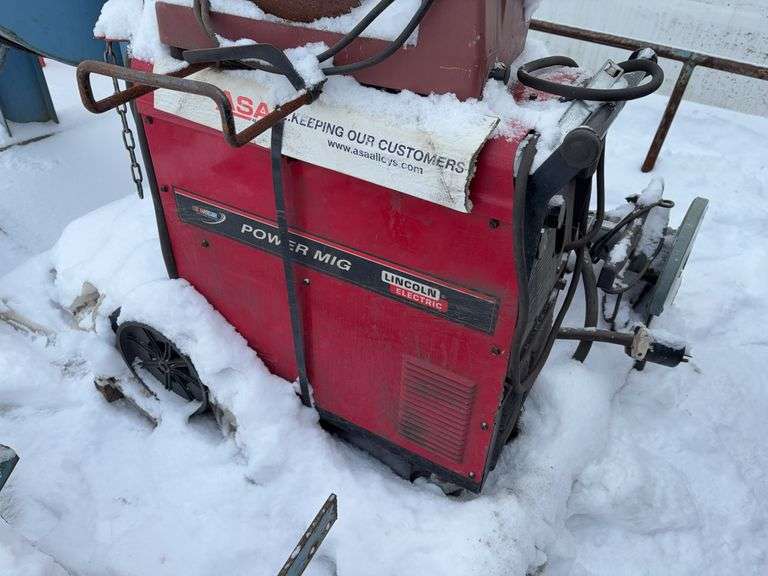 Lincoln Electric Power MIG 255C Welder – 250A, 208/230V, Industrial Wire Feed Welding Machine