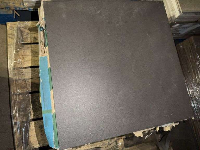 Pallet of Black Floor Tile 24"x24"