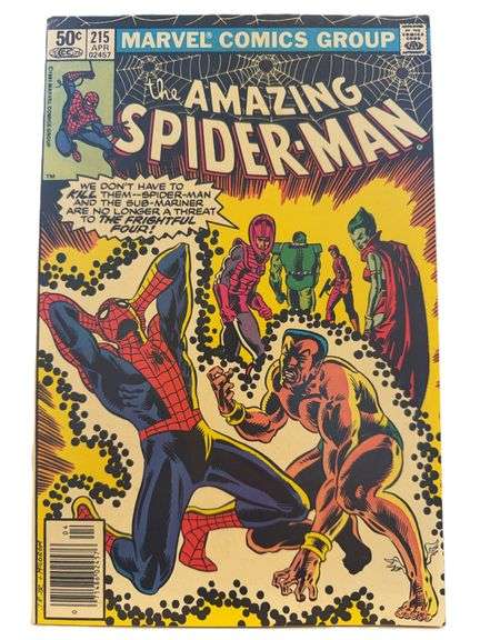 The Amazing Spider-Man #215 (Marvel, 1981) – Spidey & Sub-Mariner vs. The Frightful Four!