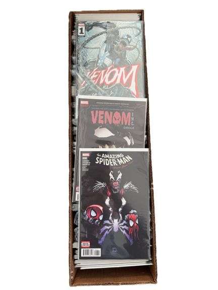 Assorted Marvel Long Box - Carnage, Spider-Woman, Venom, X-Men, Etc.