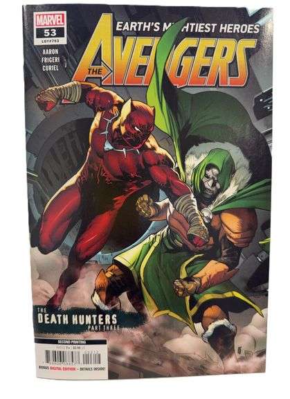 The Avengers #53 (2022) – “The Death Hunters Part Three” Featuring Black Panther vs. Doom!