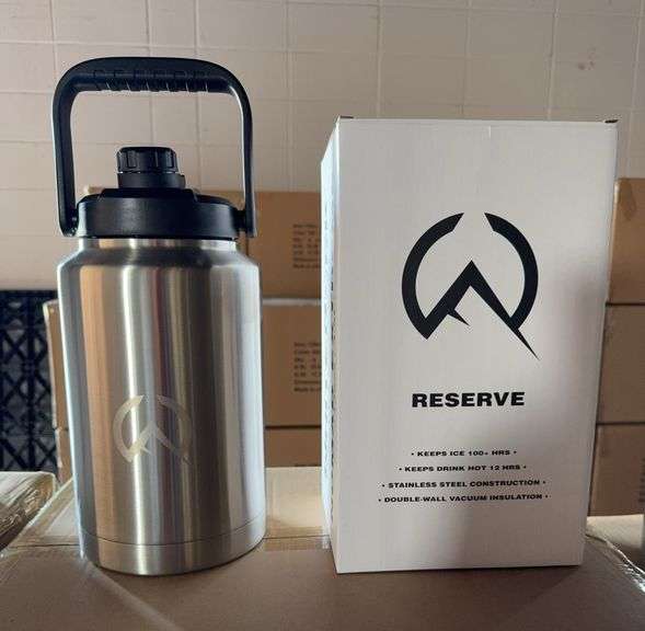 White Rock Stainless 136oz Nomad X Tumbler (Unused x6)