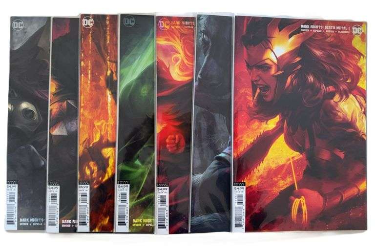 Dark Nights: Death Metal Complete Variant Set – DC Comics Modern Age Masterpieces